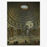Interior of the Pantheon, Rome by Giovanni Paolo Panini - thumbnail_0_nf_67103538762cab4eff787141